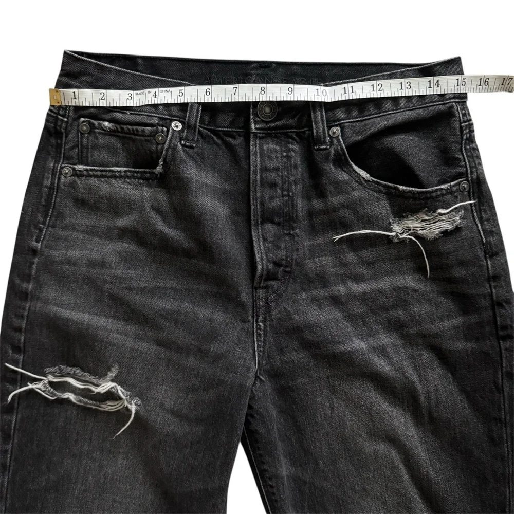 American Eagle Highest Rise ’90s Boyfriend Jeans – Size 6 - Picture 9 of 11